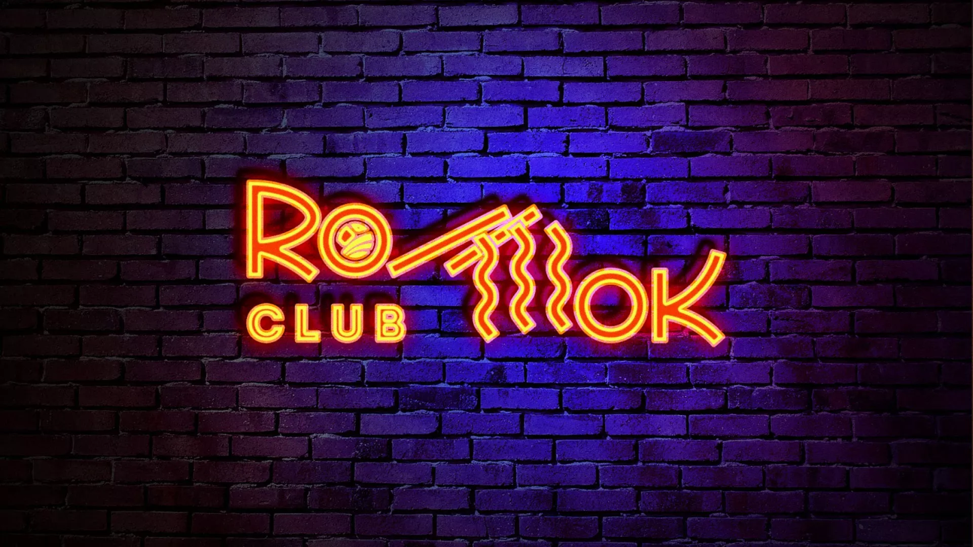 Разработка интерьерной вывески суши-бара «Roll Wok Club» в Кашине